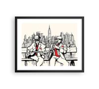 Poster 50x40cm jazz musica musicista Stampe Immagini Quadri Moderni Murale