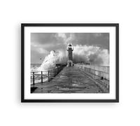Poster 50x40cm Lanterna Mare Portogallo Stampe Immagini Quadri Moderni Murale