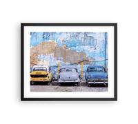 Poster 50x40cm L'Avana Vintage Auto Stampe Immagini Quadri Moderni Murale