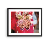 Poster 50x40cm Mani Orientali Motivi Stampe Immagini Quadri Moderni Murale