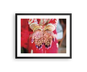 Poster 50x40cm Mani Orientali Motivi Stampe Immagini Quadri Moderni Murale