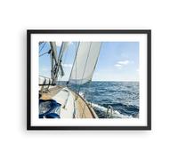 Poster 50x40cm mare crociera vela Stampe Immagini Quadri Moderni Murale