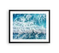 Poster 50x40cm mare onda oceano Stampe Immagini Quadri Moderni Murale