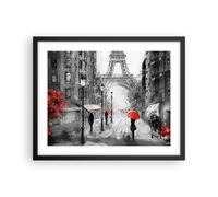 Poster 50x40cm Parigi città casa Stampe Immagini Quadri Moderni Murale