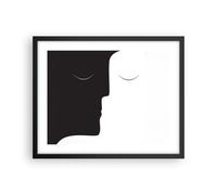 Poster 50x40cm Persone Coppia Pezzo Stampe Immagini Quadri Moderni Murale