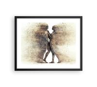 Poster 50x40cm polvere donna uomo amore Stampe Immagini Quadri Moderni Murale