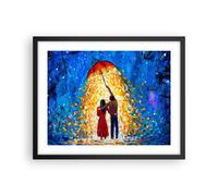 Poster 50x40cm Romantico Coppia Amore Stampe Immagini Quadri Moderni Murale