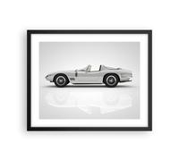 Poster 50x40cm Sportiva Auto Vintage Stampe Immagini Quadri Moderni Murale