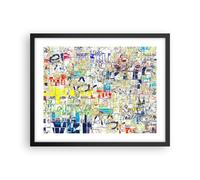 Poster 50x40cm Strada graffiti parete Stampe Immagini Quadri Moderni