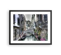 Poster 50x40cm Venezia ponte acqua Stampe Immagini Quadri Moderni Murale