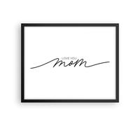 Poster 50x40cm Voglio bene alla tua mamma Stampe Immagini Quadri Moderni Murale