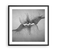 Poster 50x50cm Bacio amore coppia Stampe Immagini Quadri Moderni Murale