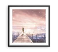 Poster 50x50cm Bridge Donna Le Stelle Stampe Immagini Quadri Moderni Murale