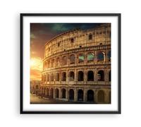 Poster 50x50cm Coloseum Roma Architettura Italia Stampe Immagini Quadri Moderni