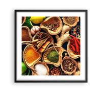Poster 50x50cm Cucina cibo erbe spezie Stampe Immagini Quadri Moderni Murale