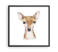 Poster 50x50cm Doe grafica bambini Stampe Immagini Quadri Moderni Murale