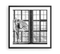 Poster 50x50cm Donna Angelo Vista Stampe Immagini Quadri Moderni Murale