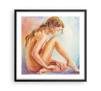 Poster 50x50cm Donna Nudità A parte Stampe Immagini Quadri Moderni Murale