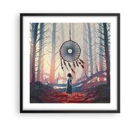 Poster 50x50cm Fiaba Catcher Sogni Stampe Immagini Quadri Moderni Murale