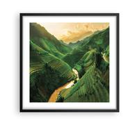 Poster 50x50cm Flap Riso Vietnam Stampe Immagini Quadri Moderni Murale
