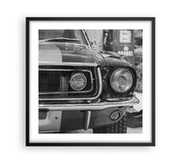 Poster 50x50cm Ford Mustang Mach Stampe Immagini Quadri Moderni Murale
