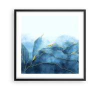 Poster 50x50cm Lusso Fascino Astrazione Stampe Immagini Quadri Moderni Murale