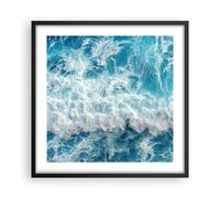 Poster 50x50cm mare onda oceano Stampe Immagini Quadri Moderni Murale