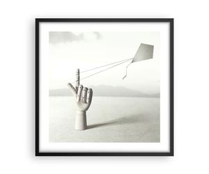 Poster 50x50cm Moderno Mano Aquilone Stampe Immagini Quadri Moderni Murale