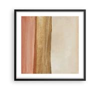 Poster 50x50cm Oro Astrazione Linee Stampe Immagini Quadri Moderni Murale