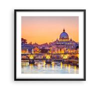 Poster 50x50cm Roma italia basilica storia Stampe Immagini Quadri Moderni Murale