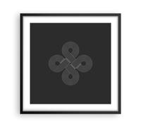 Poster 50x50cm Simbolo Ciclo Infinito Stampe Immagini Quadri Moderni Murale