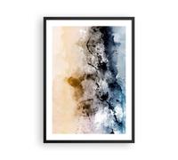 Poster 50x70cm Astrazione Nubi Montagne Stampe Immagini Quadri Moderni Murale