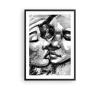 Poster 50x70cm Baci Amore Amanti Stampe Immagini Quadri Moderni Murale