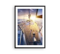 Poster 50x70cm barca a vela mare Stampe Immagini Quadri Moderni Murale