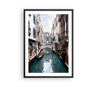 Poster 50x70cm Barca ponte turismo venezia Stampe Immagini Quadri Moderni Murale