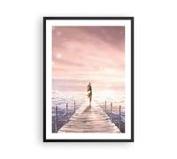 Poster 50x70cm Bridge Donna Le Stelle Stampe Immagini Quadri Moderni Murale