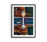 Poster 50x70cm Bridge Siekierkowski Varsavia Stampe Immagini Quadri Murale
