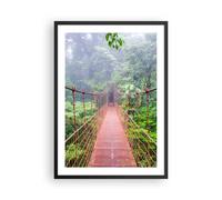Poster 50x70cm Bridge sospeso Costa Rica Stampe Immagini Quadri Moderni Murale
