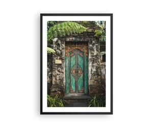 Poster 50x70cm Cancello Porta Verde Stampe Immagini Quadri Moderni Murale