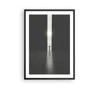 Poster 50x70cm Cancello Uomo Luce Stampe Immagini Quadri Moderni Murale