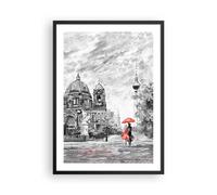 Poster 50x70cm Cattedrale Berlino amanti Stampe Immagini Quadri Moderni Murale