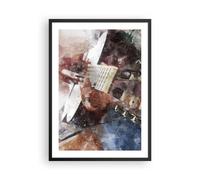 Poster 50x70cm chitarra musica Stampe Immagini Quadri Moderni Murale