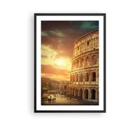 Poster 50x70cm Coloseum Roma Architettura Italia Stampe Immagini Quadri Murale