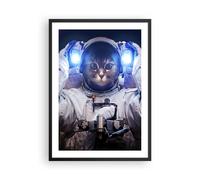 Poster 50x70cm cosmonauta cat Stampe Immagini Quadri Moderni Murale