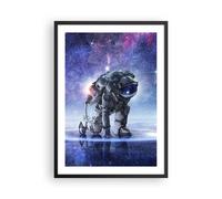 Poster 50x70cm cosmonauta spazio Stampe Immagini Quadri Moderni Murale