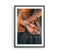 Poster 50x70cm Donna mani prato Stampe Immagini Quadri Moderni Murale