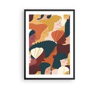 Poster 50x70cm Donne multiculturalismo moderno Stampe Immagini Quadri Murale