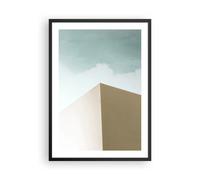 Poster 50x70cm Edifici Architettura Tridimensionale Stampe Quadri Murale