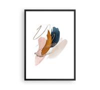 Poster 50x70cm I colori l'astrazione il pezzo Stampe Immagini Quadri Murale