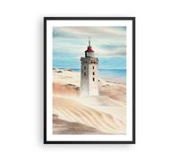 Poster 50x70cm Lanterna mare immagine Stampe Immagini Quadri Moderni Murale
